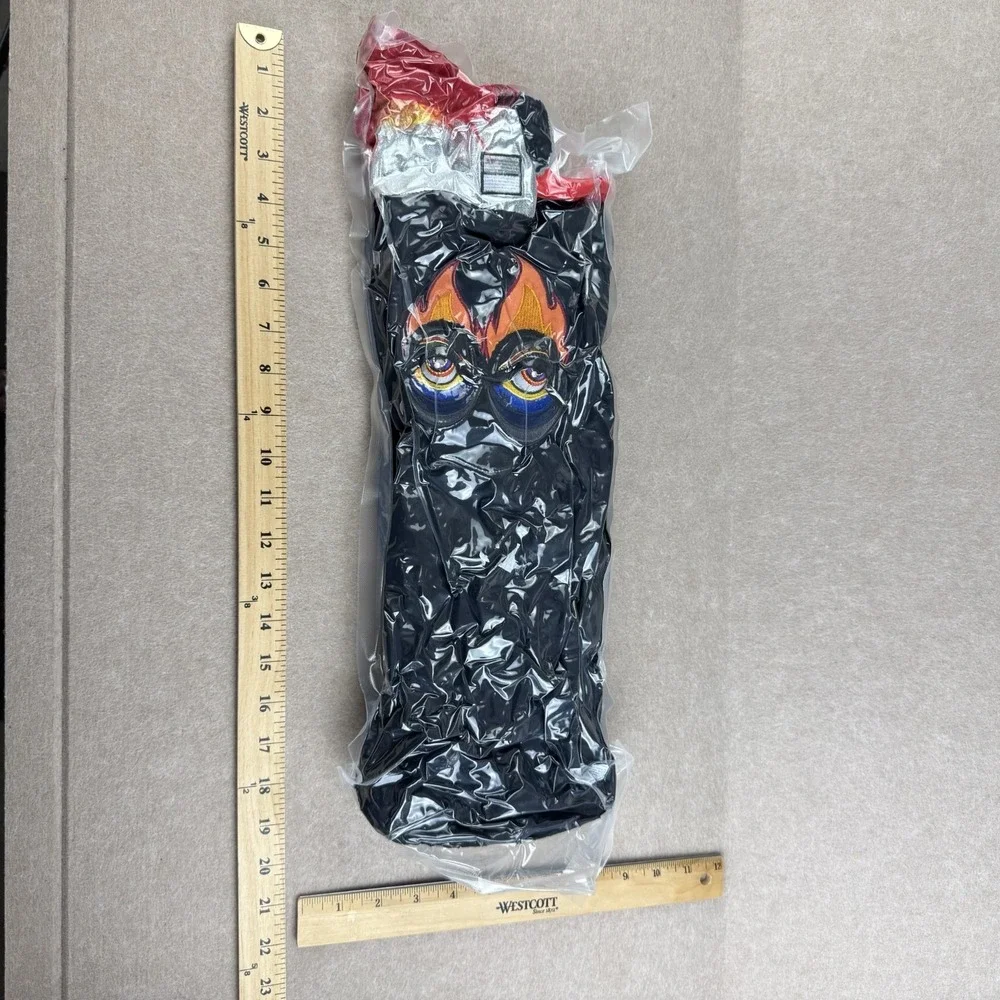 Dazed Society Litty‎ Lighter Plush Toy Pillow Black Flame Fire Character